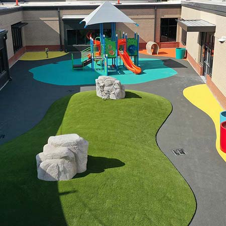 Commercial Property - Playground Birdseye, Amenity Lawn