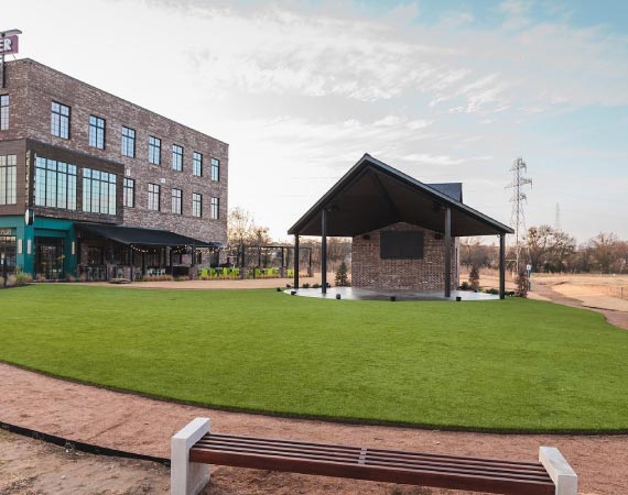 Synthetic Grass Installed at Event Space
